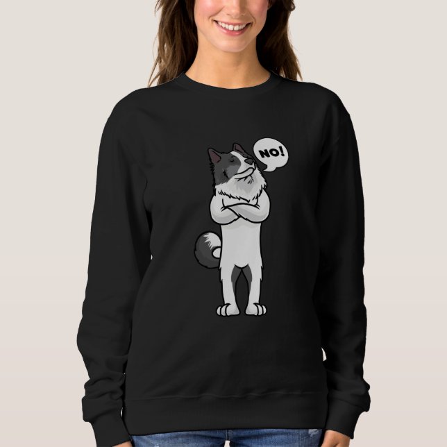 Sudadera Perro tocado de Yakutian Laika (Anverso)