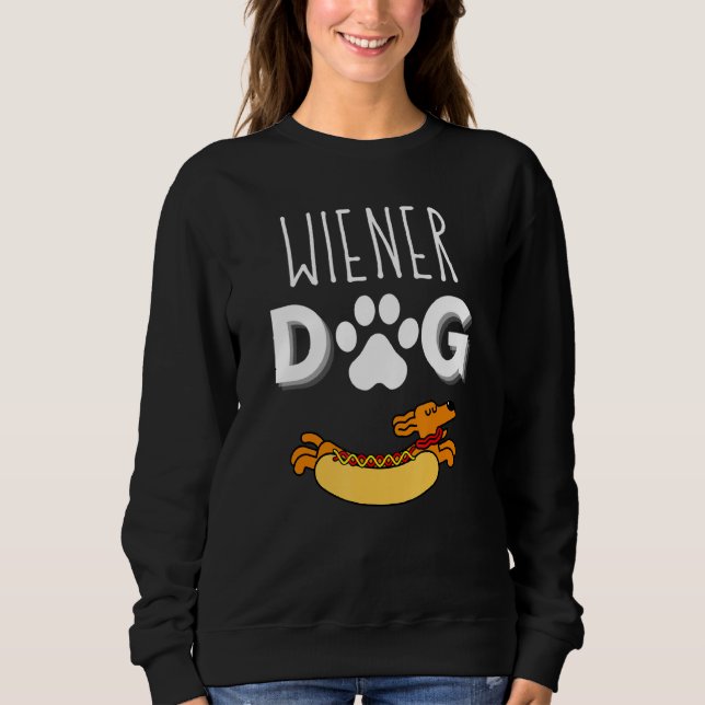 Sudadera Perro Vienés Perro Salchicha Dachshund Dackel Teck (Anverso)