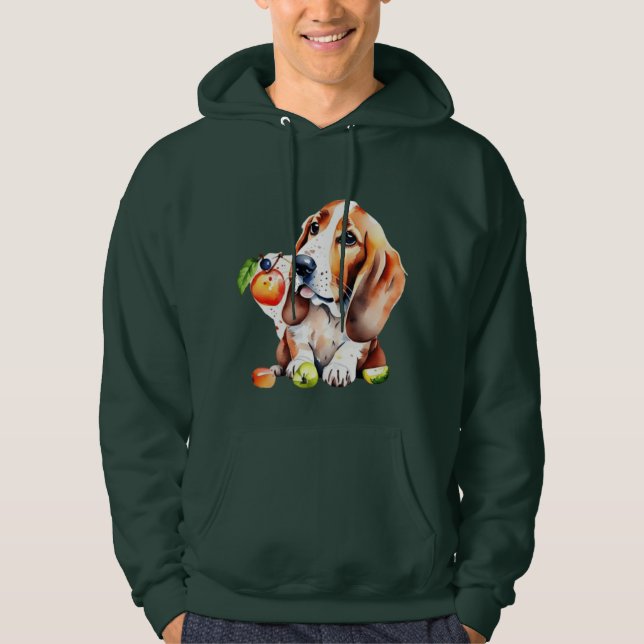 Sudadera Perro y frutas (Anverso)