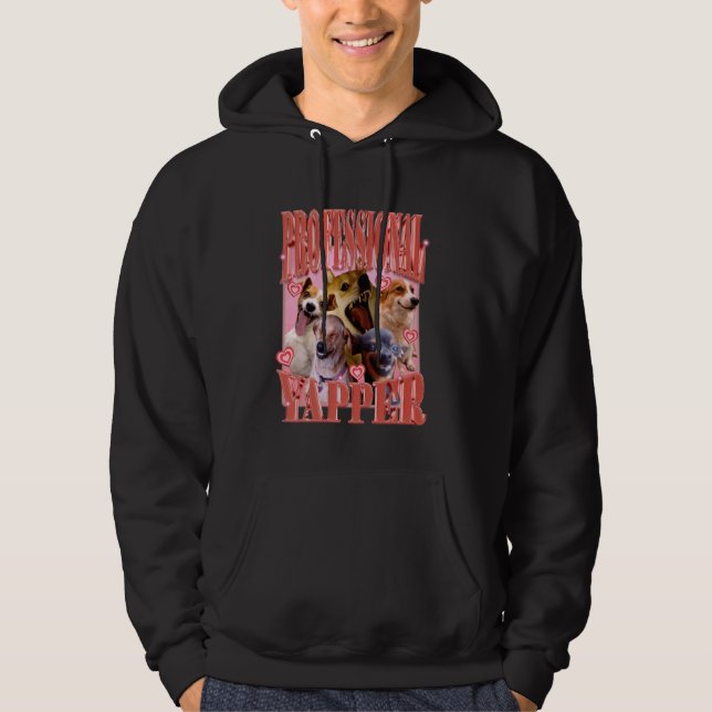 Sudadera Perro Yapper Profesional Graciosamente Meme Especí (Anverso)