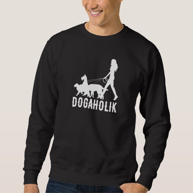 Sudadera Perroholico Disfraz De Caminar Con Perro (Anverso)