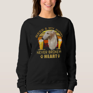 Sudadera Perros 365 Cerveza y perro de Borzoi nunca me romp