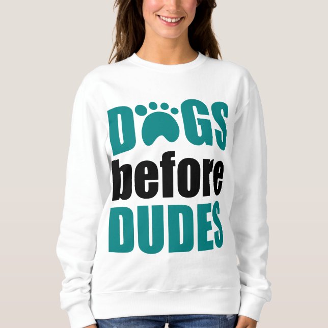 Sudadera Perros antes de dudes (Anverso)