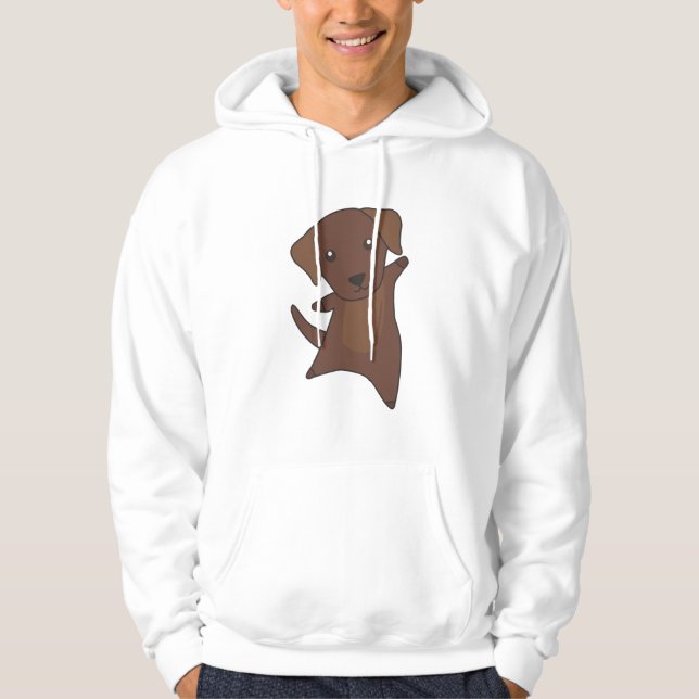 Sudadera Perros Cutáneos Del Labrador Del Perro Para Niños (Anverso)