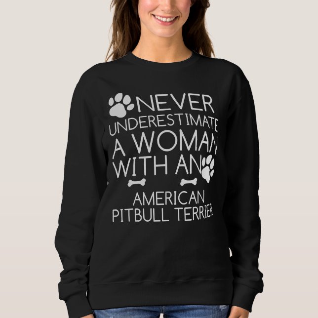 Sudadera Perros de Bulldog Pitbull Terrier de Estados Unido (Anverso)