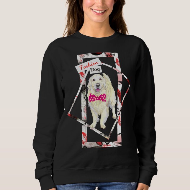 Sudadera Perros de moda recuperadores de Labrador (Anverso)