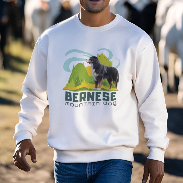 Sudadera Perros de montaña de Berna Regalo Perros Retro Ama (Subido por el creador)