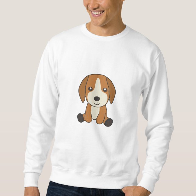 Sudadera Perros De Perro Beagle Cuppy Cute Para Niños (Anverso)