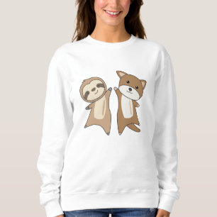 Sudadera Perros de perros espumosos aman a los niños
