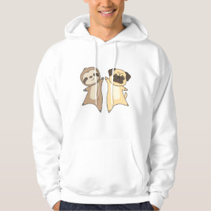 Sudadera Perros espumosos de perro de pug adoran a los perr