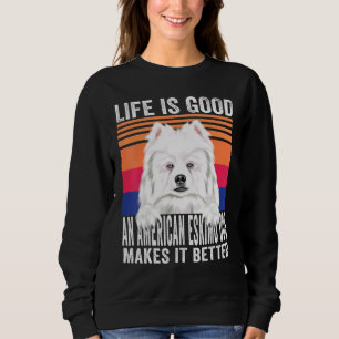 Sudadera Perros Esquimales Americanos Hacen Tu Vida Buena V