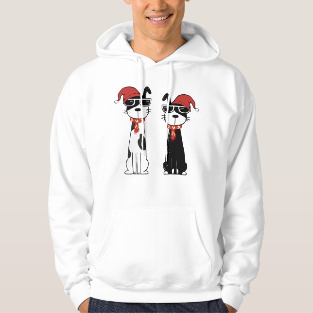 Sudadera Perros geniales de invierno (Anverso)