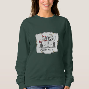 Sudadera Perros ingleses tristes y bonitos (Gris 1)