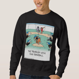 Sudadera Perros jugando béisbol