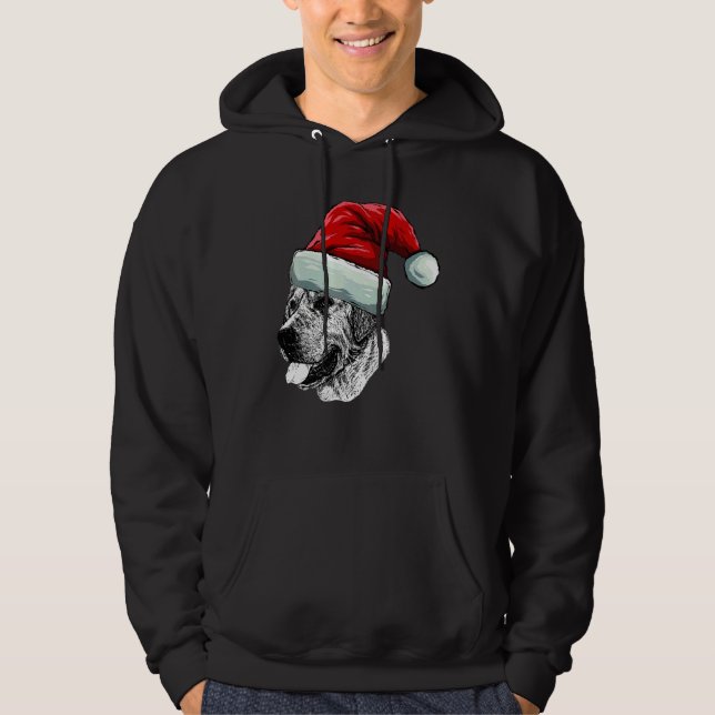 Sudadera Perros Labrador Retriever Santa Navidad (Anverso)