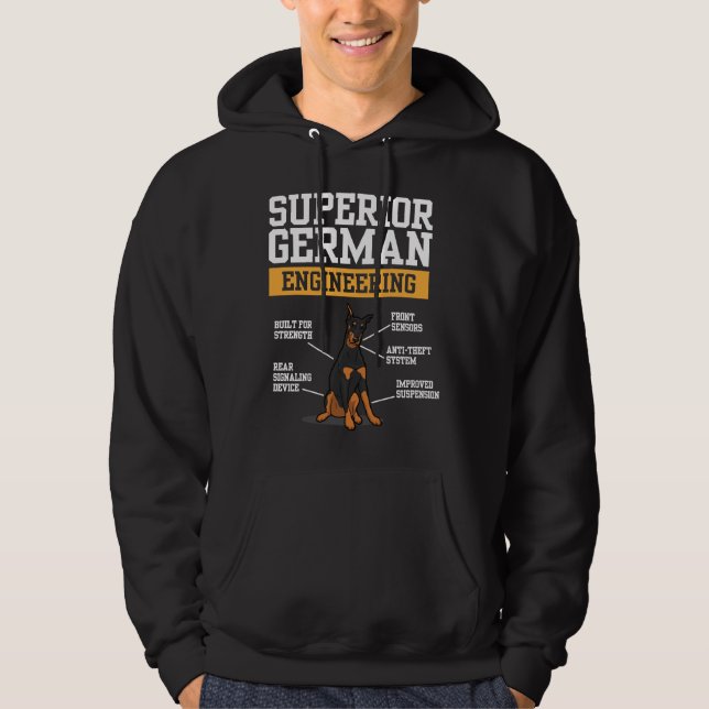 Sudadera Perros Lover I Doberman Perro I Superior Motor Ale (Anverso)