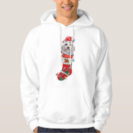 Sudadera Perros malteses adorables, Navidades malteses navi