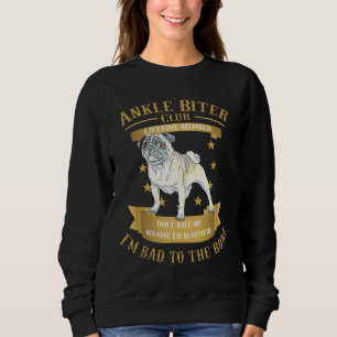 Sudadera Perros Pug Y Cachorros Soy Malo Hasta La Médula