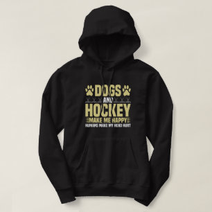 Sudadera Perros y hockey me hacen feliz