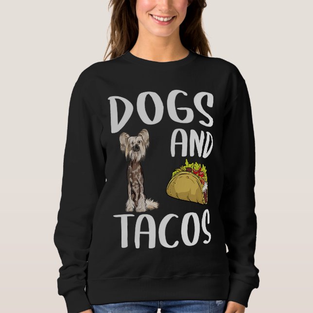 Sudadera Perros Y Tacos Chinos Crestan Comida Mexicana (Anverso)