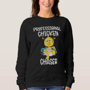 Sudadera Perseguidor Profesional de Pollos Granja Granjero