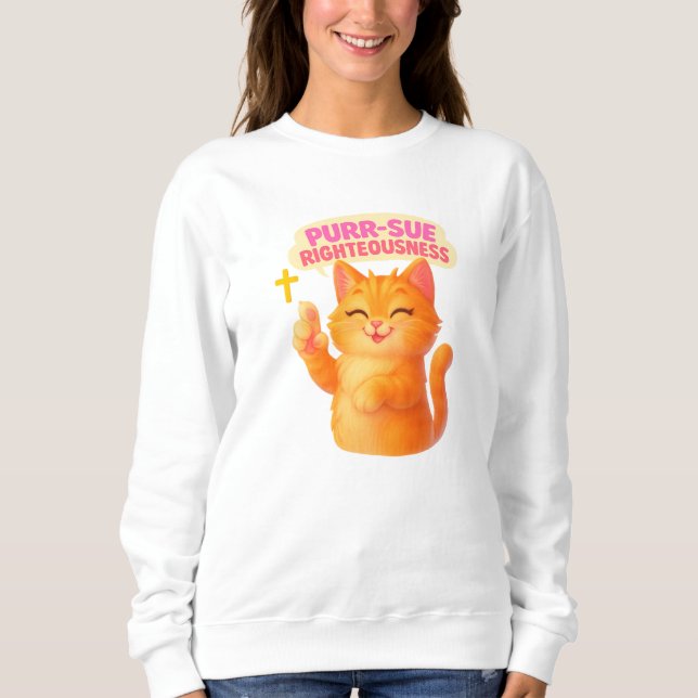 Sudadera Perseguir la Justicia - Cristiano (Anverso)
