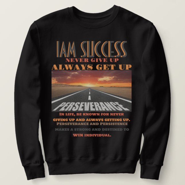 SUDADERA PERSEVERANCIA (Anverso del diseño)