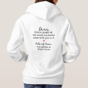 Sudadera Persona detrás de mí hoodie