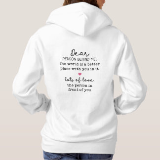 Sudadera Persona detrás de mí hoodie