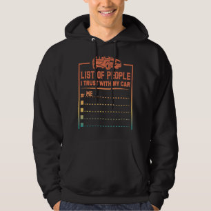 Sudadera Persona en la que confío con el tipo de coche 1