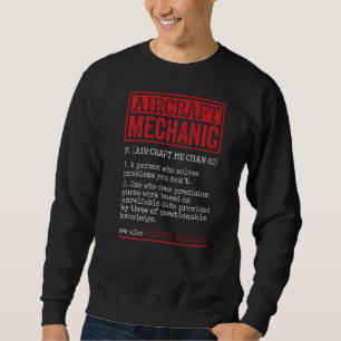 Sudadera Persona Mecánica de Aeronaves Que Soluciona Proble