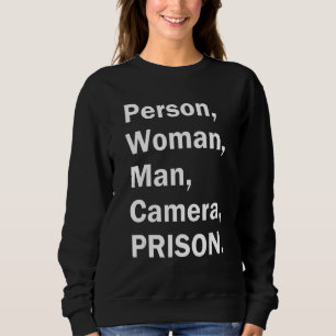 Sudadera Persona mujer hombre cámara prisión