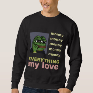 Sudadera Personaje ansioso dinero