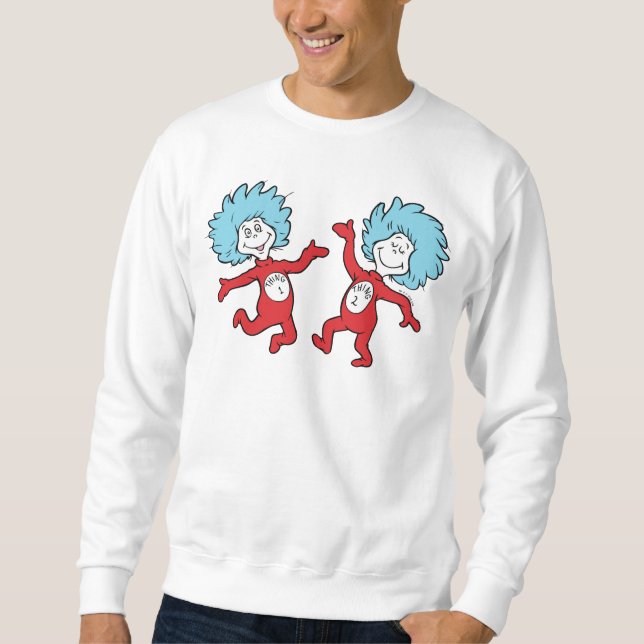 Sudadera Personaje de Dr. Seuss Cosa 1 y Cosa 2 (Anverso)