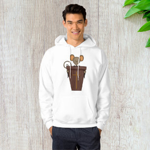 Sudadera Personaje divertido de ratón de iglesia cristiana