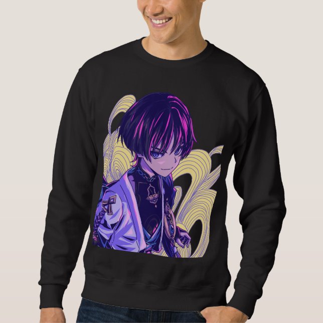 Sudadera Personaje Errante Genshin Impact (Anverso)