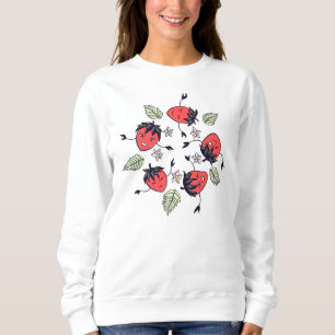 Sudadera Personajes de fresa Chica de fruta Kawaii