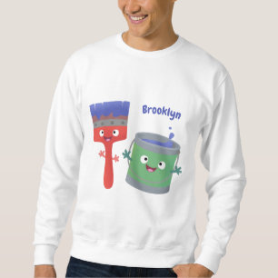 Sudadera Personajes de pincel y dibujos animados