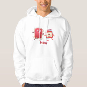 Sudadera Personajes divertidos de la caricatura sobre pan y