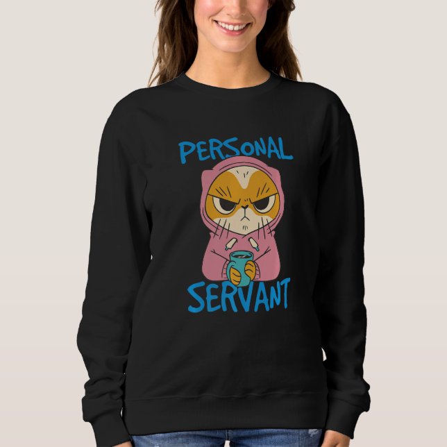Sudadera Personal Cat Servant Premium (Anverso)