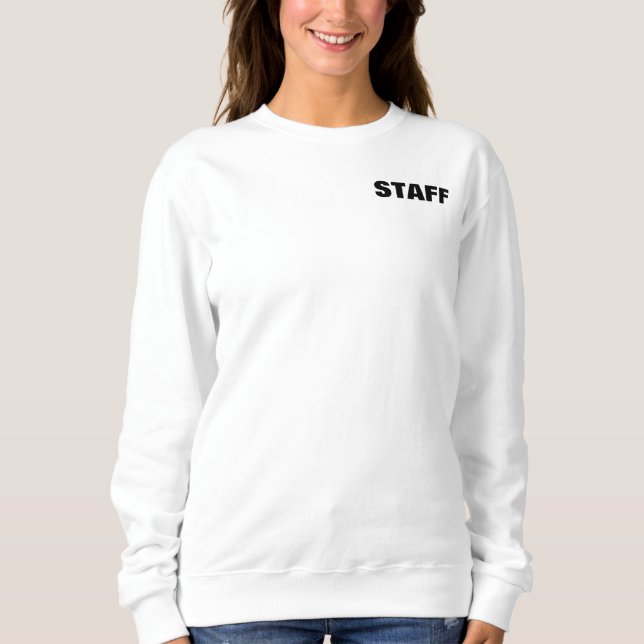 Sudadera Personal de impresión de doble cara Añadir el logo (Anverso)