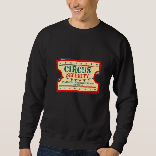 Sudadera Personal de Seguridad de Eventos de Circo Carnaval (Anverso)
