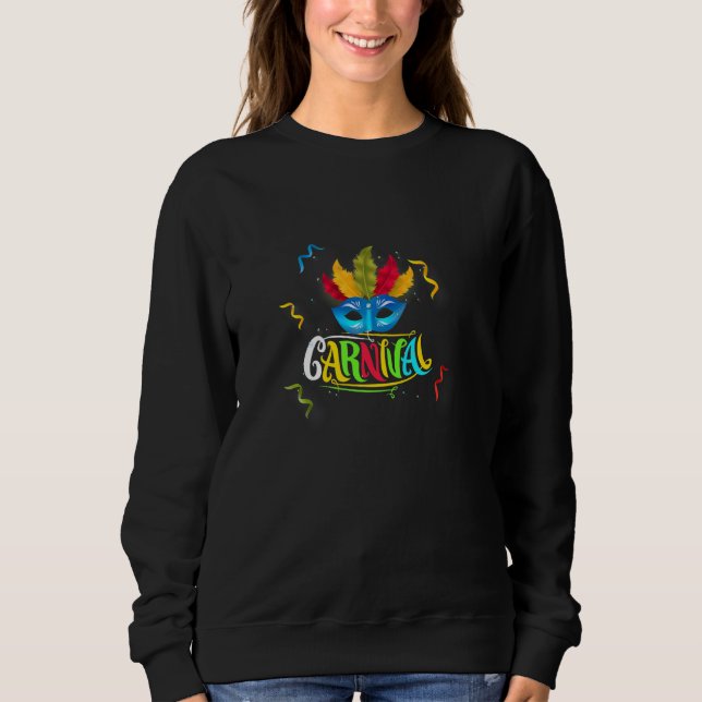 Sudadera Personal del Carnaval  Payasos de Circo Bufón y Ma (Anverso)