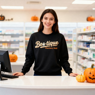 Sudadera Personal del Farmacia Boo-tique Fantasma Lindo de