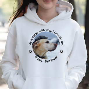 Sudadera Personalice su propia foto de Mascota de diseño de
