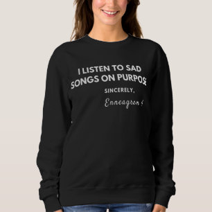 Sudadera Personalidad de Enneagram 4 Escúchame de forma ind