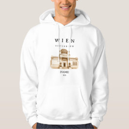 Sudadera Personalisierte Wien Secession | Name & Jahr