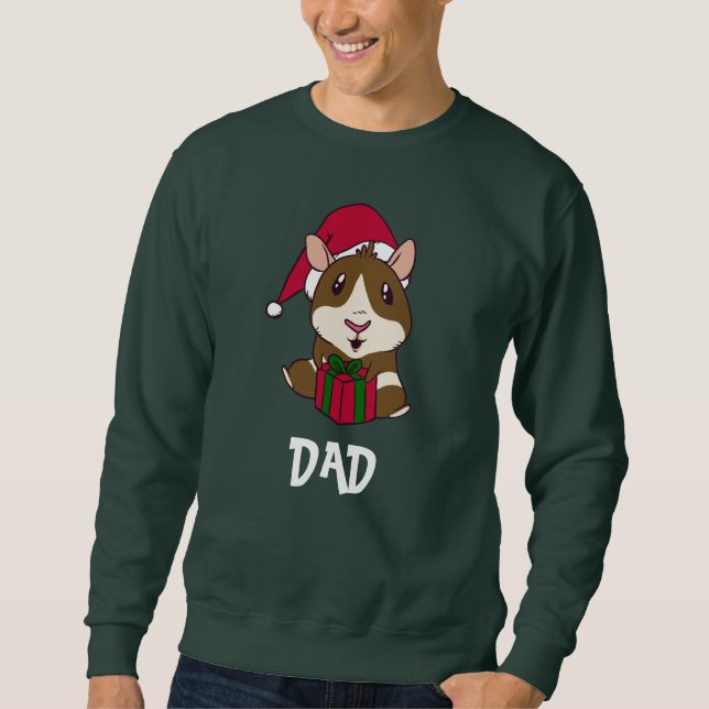 Sudadera Personaliza a los Navidades de familia a papá de c (Anverso)