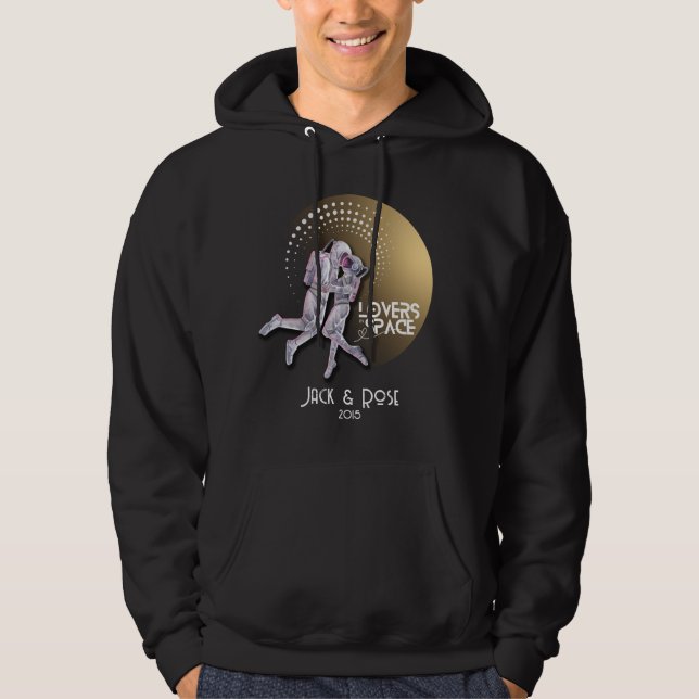 Sudadera Personaliza a tus amantes en el diseño del espacio (Anverso)