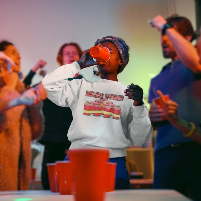 Sudadera Personaliza Copa de Campeón de Beer Pong Bola de P (Subido por el creador)